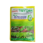Thuốc trừ sâu sinh học (50gr) Đặc tr ị: Bọ nhảy, Bọ trĩ, Sâu Cuốn Lá, sâu tơ, Sâu phao. VBT USA (1600 lU/mg) WP